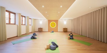 Naturhotel - Wellness - Trentino-Südtirol - Yogaraum für Yoga und Meditation - Vegan Hotel LA VIMEA