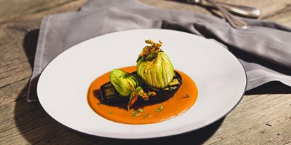 Naturhotel - Bio-Küche: Laktosefreie Kost möglich - Italien - Kreativküche rein vegan und 100% Bio-Qualität - Vegan Hotel LA VIMEA
