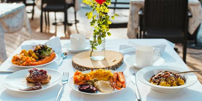 Naturhotel - Bio-Küche: Saisonale Speisen - Marling - Veganes Frühstück vom Buffet - Vegan Hotel LA VIMEA