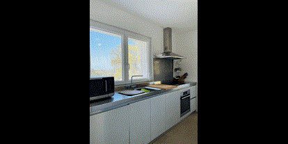 Naturhotel - Appartements - Marken - Kitchen with oven, microwave, fridge, WHASING DISHES AND WASHING MACHINE - RITORNO ALLA NATURA
