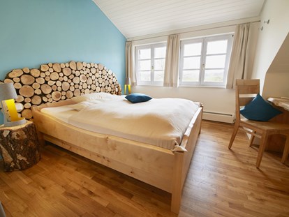 Naturhotel - barrierefrei: Teilweise barrierefrei - Deutschland - Zimmer Birke - LindenGut - das Bio-Gästehaus