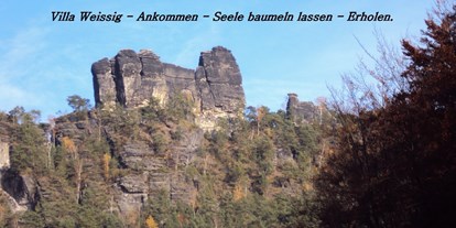 Naturhotel - Zertifizierte Naturkosmetik - Sächsische Schweiz - Wanderempfehlungen der Villa Weissig - Ökopension Villa Weissig