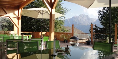 Naturhotel - Energieversorgung: 100 % Ökostrom - Tirol - Sonnenterrasse - Veganer Gasthof zum Ederplan