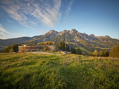 Naturhotel - Bio-Restaurant (nur für Hotelgäste): Öffentliches Restaurant - Pinzgau - Nachhaltiger Bio-Urlaub im Naturhotel Leogang - Holzhotel Forsthofalm