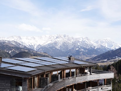Naturhotel - Auszeichnung / Zertifikat / Partner: ABCERT - Tiroler Unterland - Leoganger Bergpanorama - Holzhotel Forsthofalm