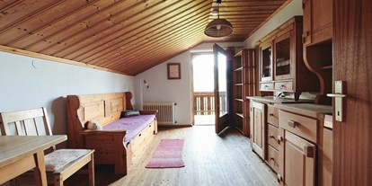 Naturhotel - Verpflegung: Halbpension - Österreich - Kleinstes Apartment (25m², mit Dachschräge) im Haupthaus - Naturhaus Lehnwieser