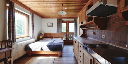 Naturhotel - Bio-Küche: Rein vegane Küche - Zweitkleinstes Apartment (28m²) im Haupthaus - Naturhaus Lehnwieser
