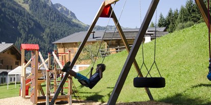 Naturhotel - Verpflegung: Frühstück - Leogang - Familienspielplatz - Bio-Pension Vorderlengau