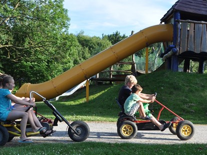 Naturhotel - auch für Familien mit Kindern - Kettcars zur freien Nutzung - Biohotel Gut Nisdorf