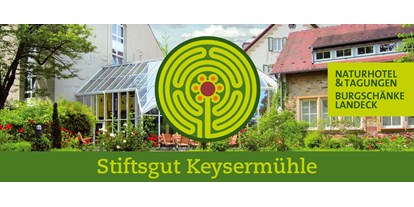 Naturhotel - DEHOGA-Sterne: 3 - Pfalz - Herzlich willkommen im Stiftsgut Keysermühle! - Naturhotel Stiftsgut Keysermühle