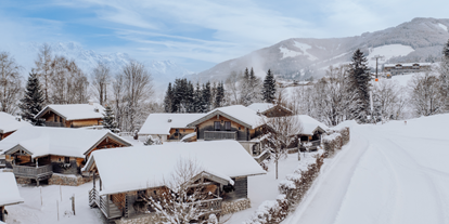 Naturhotel - Energieversorgung: 100 % Ökostrom - Leogang - Chalets in der Winterlandschaft - Naturresort PURADIES