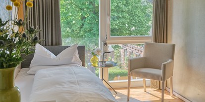 Naturhotel - Auszeichnung / Zertifikat / Partner: Blaue Schwalbe - Brandenburg Süd - Einzelzimmer Bio-Hotel - Bio Hotel Landgut Stober