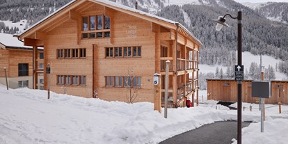 Naturhotel - Bio-Küche: Biologisches Angebot - Schweiz - Berglodge Goms im Winter - Berglodge Goms