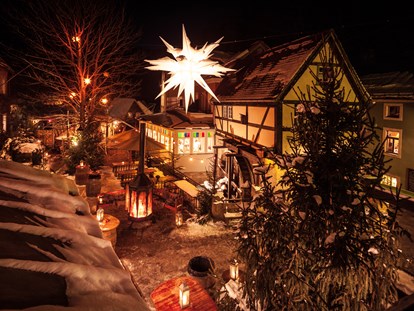 Naturhotel - Größe Spa-Bereich - Sächsische Schweiz - Von November bis März verwandelt sich der Mühlenhof in ein einzigartiges Wintermärchen - Bio- & Nationalpark-Refugium Schmilka