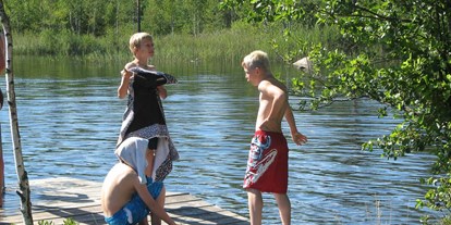 Naturhotel - auch für Familien mit Kindern - Kalmar - Ausflug ans Wasser. - Lilla Sverigebyn