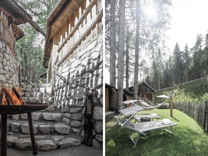 Naturhotel - Sauna - Trentino-Südtirol - Wellness am Bach- und Waldrand - Aqua Bad Cortina & thermal baths