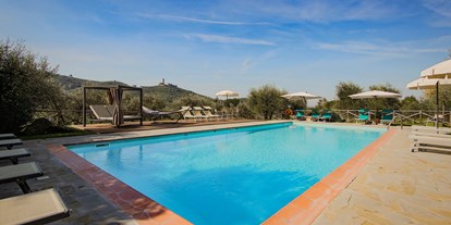 Naturhotel - 100% bio-zertifiziert - Castiglion Fiorentino (AR) - BIO HOTEL La Pievuccia: Pool  - La Pievuccia