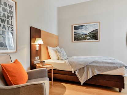 Naturhotel - Biologisch abbaubare Reinigungsmittel - Hessen Süd - BIO HOTEL Villa Orange: Einzelzimmer Classic - Villa Orange