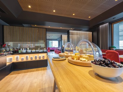Naturhotel - Wärmerückgewinnung - Italien - Das Frühstücksbuffet vom Bio Hotel Panorama - Biohotel Panorama