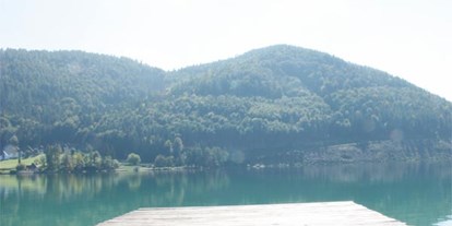 Naturhotel - Sonnenterrasse - Diex - Blick auf den Klopeiner See - Loving Hut am Klopeiner See