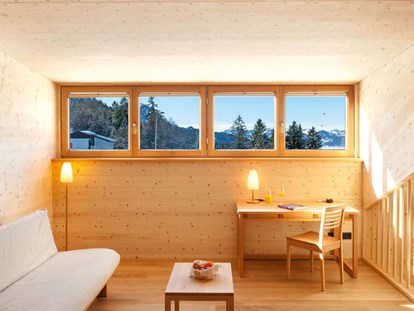 Naturhotel - Sauna - Tiroler Oberland - Mattlihüs Große Suite Holz100 - Biohotel Mattlihüs in Oberjoch