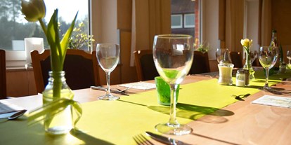 Naturhotel - Bio-Küche: Glutenfreie Kost möglich - Niedersachsen - Buffet-Restaurant - Biohotel Spöktal