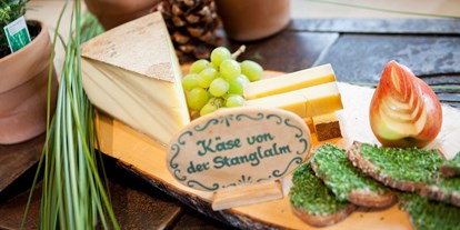 Naturhotel - Verpflegung: Frühstück - Kitzbühel - Bio-Käse von der Stanglalm - Biohotel Stanglwirt