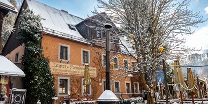 Naturhotel - Bio-Restaurant (nur für Hotelgäste): Öffentliches Restaurant - Sächsische Schweiz - Bio-Pension Forsthaus