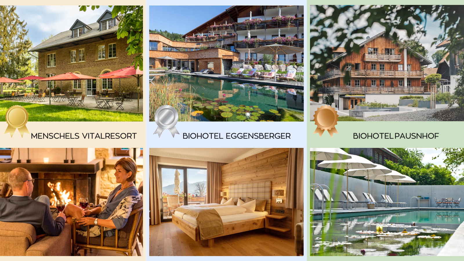 Top Biohotels in 2024 - unsere Gewinner auf Biohotels.de - Biohotels.de
