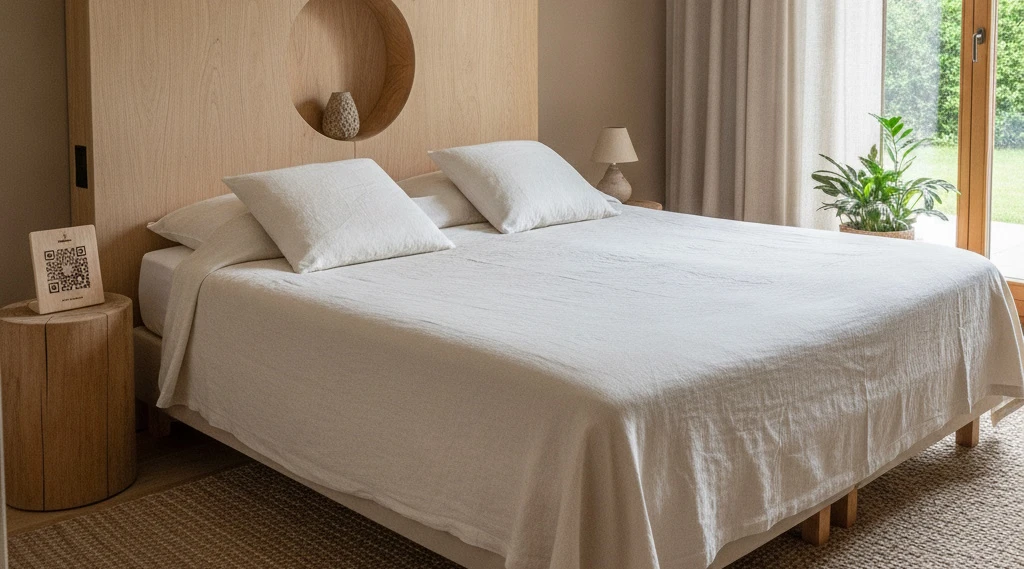 Hotelzimmer mit Naturkissen