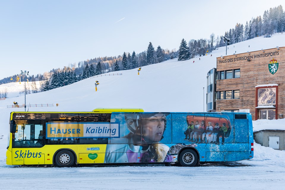 Hauser Kaibling Skibus in Schladming-Dachstein