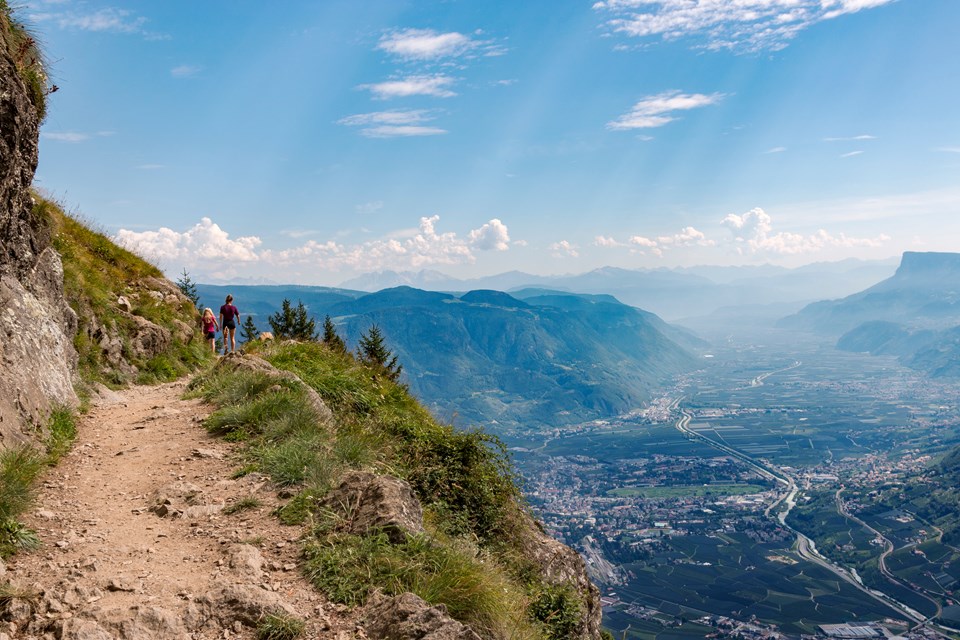Wandern in Meran vom Biohotel aus - im Naturlaub Südtirol