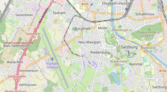 Organic hotel on map