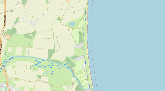 Organic hotel on map