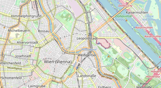 Organic hotel on map