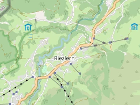 Organic hotel on map