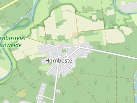 Organic hotel on map