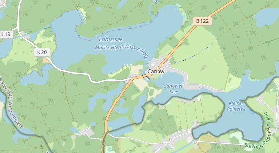 Organic hotel on map