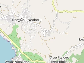 Organic hotel on map