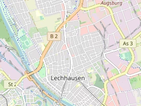 Organic hotel on map