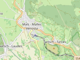 Organic hotel on map