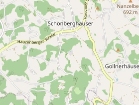 Organic hotel on map