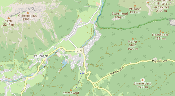 Organic hotel on map