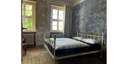 Naturhotel - Wassersparmaßnahmen - Uelitz - Doppelzimmer Blaues Zimmer - Gut Manderow