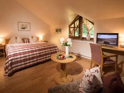Naturhotel - Preisklasse: €€ - Gewerbegebiet-Salzweg - Zimmer - Hotel Naturidyll Hammerschmiede 