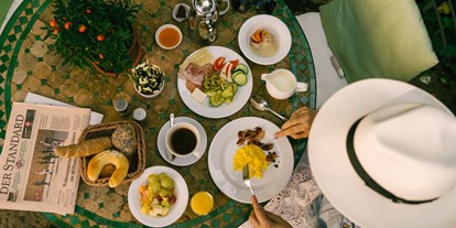 Naturhotel - Verpflegung: Frühstück - Feichten an der Alz - regionales Bio-Frühstück - auch vegan und glutenfrei - Hotel & Villa Auersperg