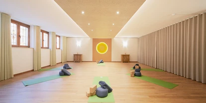 Naturhotel - Müllmanagement: Maßnahmen zur Abfallvermeidung - St. Leonhard im Pitztal - Yogaraum für Yoga und Meditation - Vegan Hotel LA VIMEA