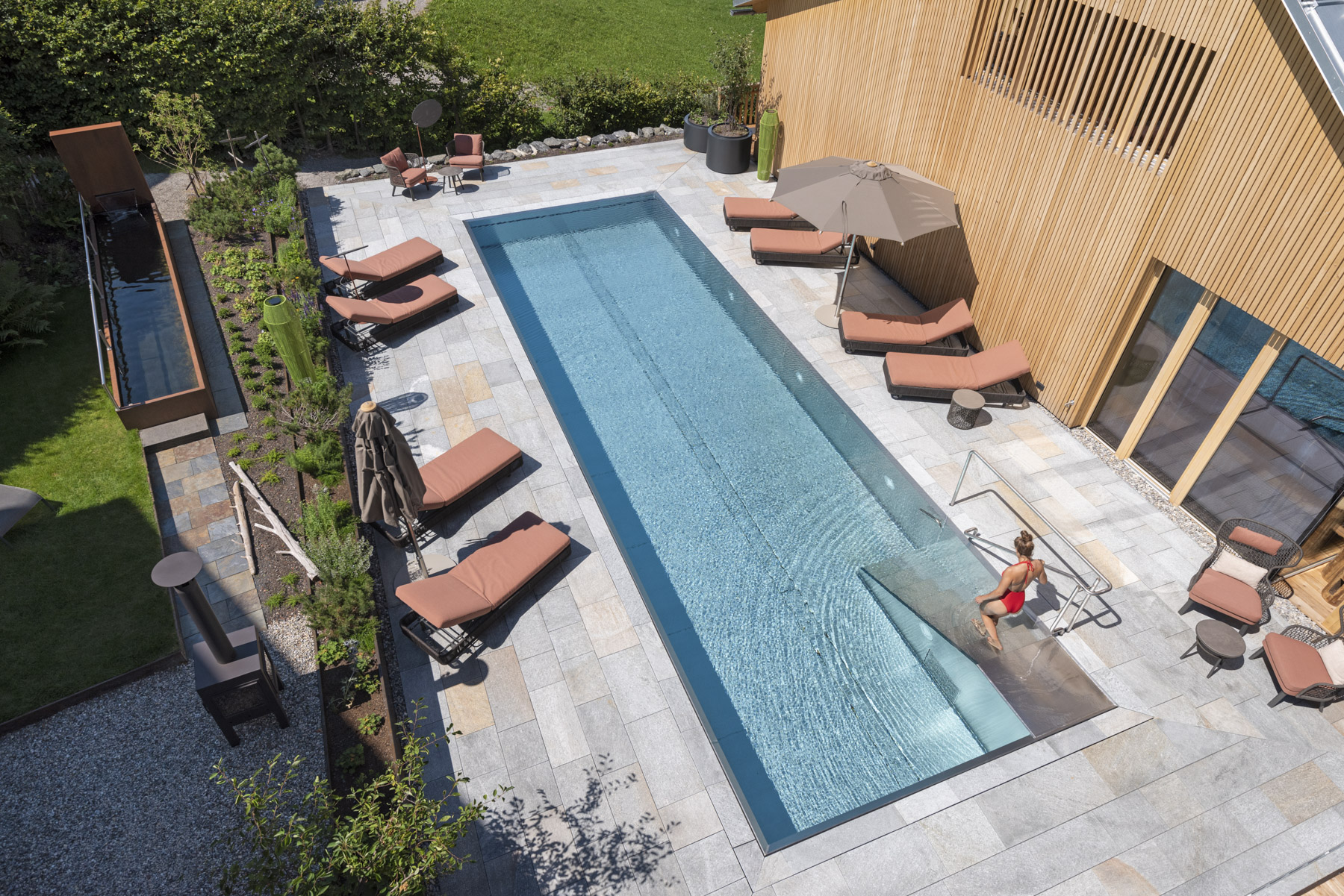 Biohotel - Infinitypool - Biohotel Oswalda Hus