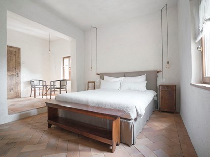 Nature hotel - Ökoheizung: Wärmepumpe - Zimmer und Suiten in der Biotique Agrivilla i pini in San Gimignano - Vegan Agrivilla I Pini