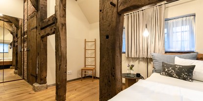 Nature hotel - Bio-Hotel Merkmale: Baubiologie - Wagenhoff - Französisches Doppelzimmer - Biohotel Wildland 